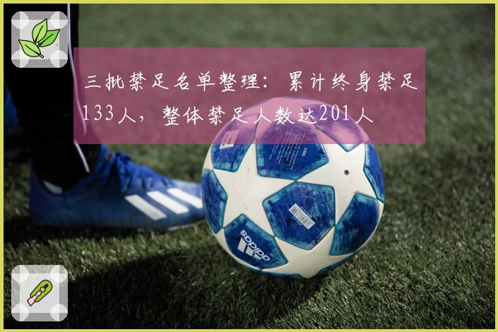 三批禁足名单整理：累计终身禁足133人，整体禁足人数达201人
